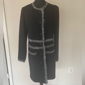 Karl Lagerfeld Wool Blend Coat Sz S